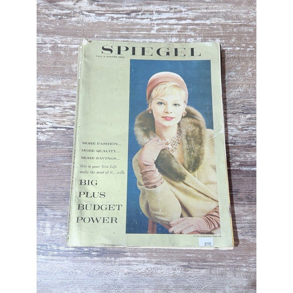 Vintage Spiegel Catalog 1959  Fall & Winter  Big Plus Budget Power